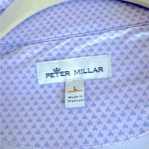 PETER MILLAR CROWN SPORT 1/4 zip sz LG